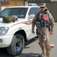I'm ready to go, with my Combat LifeSaver bag